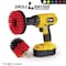 Drill Brush Power Scrubber By Useful Products 5 in W 5 in L Brush, Red 5in-Red-Orig-RdBlk - alternate 5